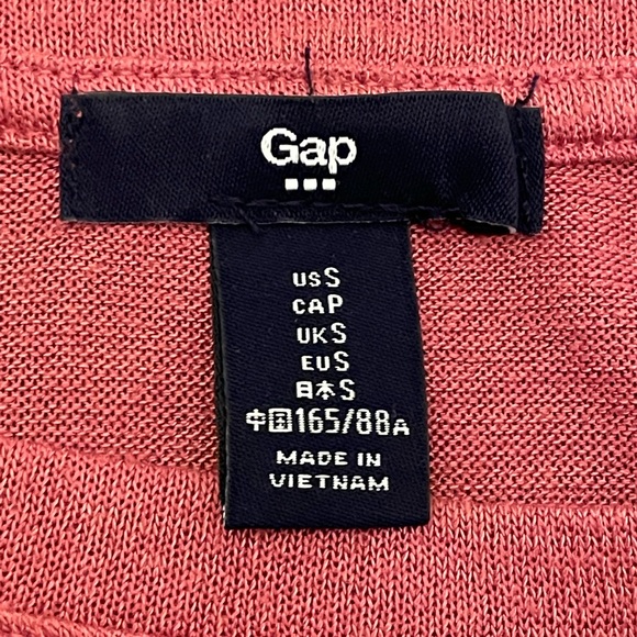 Coral long sleeve peplum top - Picture 4 of 4